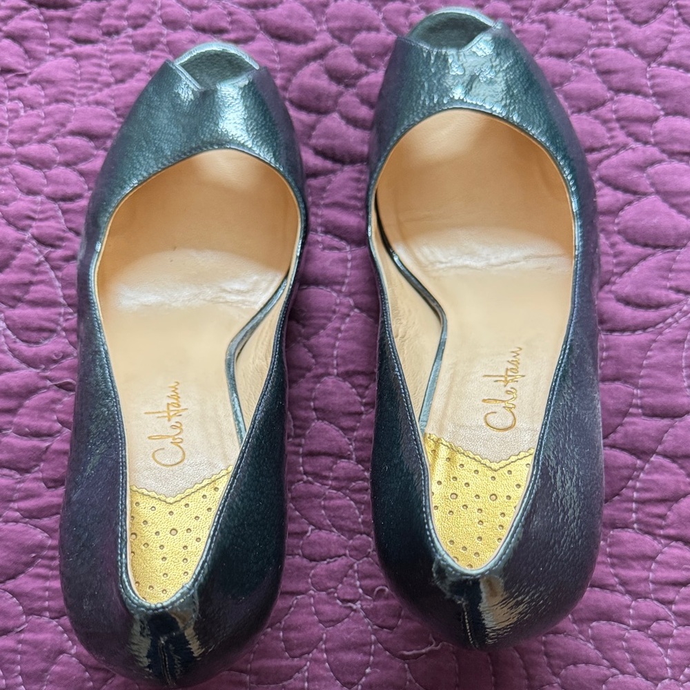 Cole Haan Women's Blue Peep Toe shoes